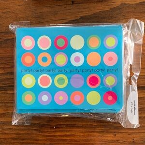 Colorful Party invitations - 20 Count per pack- 2 packs